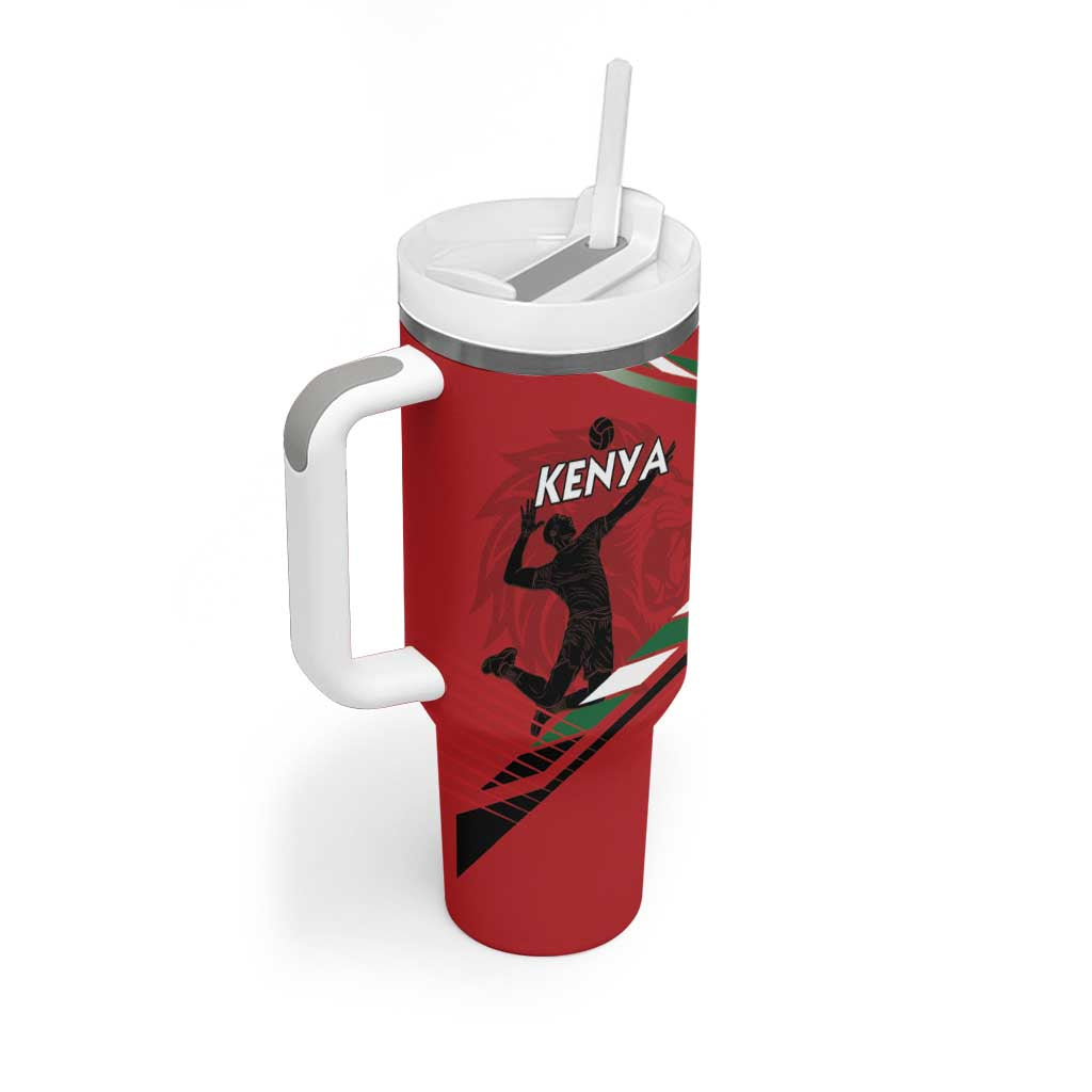 Custom Kenya Volleyball Tumbler With Handle We Are Champions
