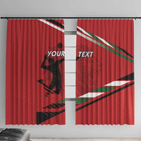 Custom Kenya Volleyball Window Curtain We Are Champions