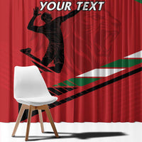 Custom Kenya Volleyball Window Curtain We Are Champions