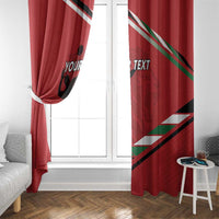 Custom Kenya Volleyball Window Curtain We Are Champions