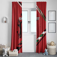 Custom Kenya Volleyball Window Curtain We Are Champions