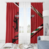 Custom Kenya Volleyball Window Curtain We Are Champions