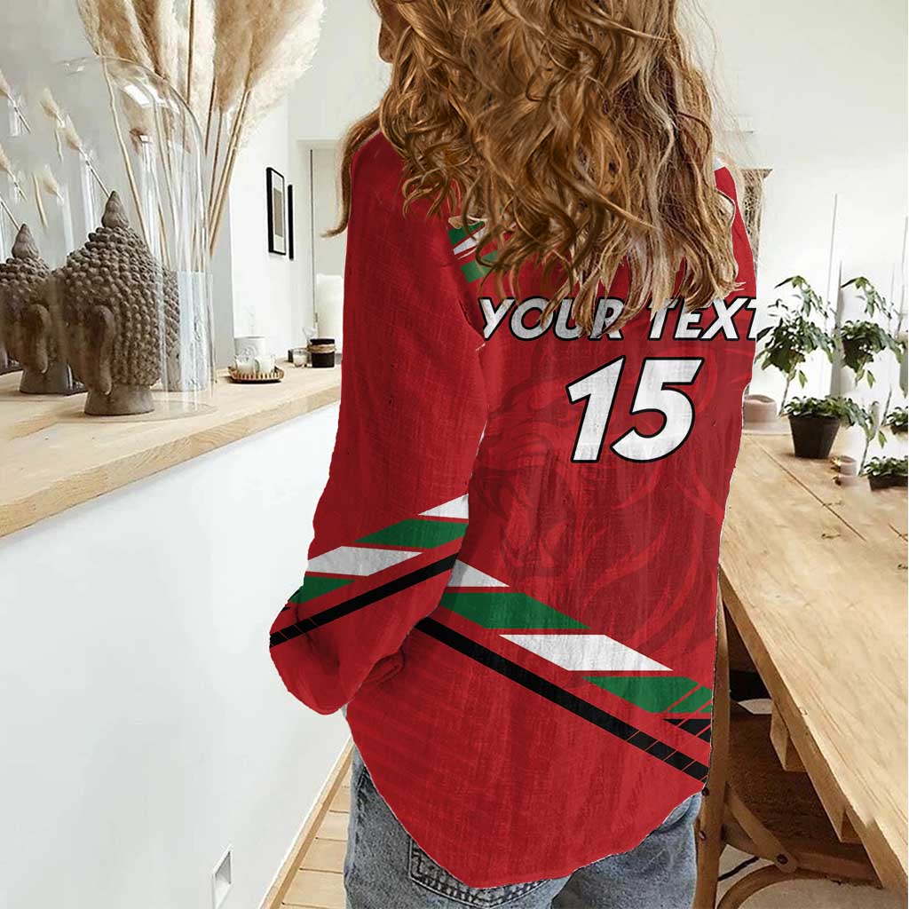 Custom Kenya Volleyball Women Casual Shirt We Are Champions