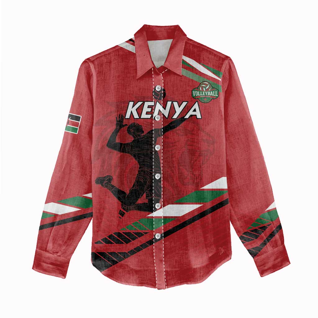 Custom Kenya Volleyball Women Casual Shirt We Are Champions