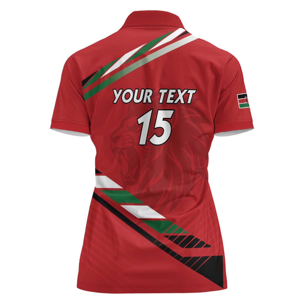 Custom Kenya Volleyball Women Polo Shirt We Are Champions