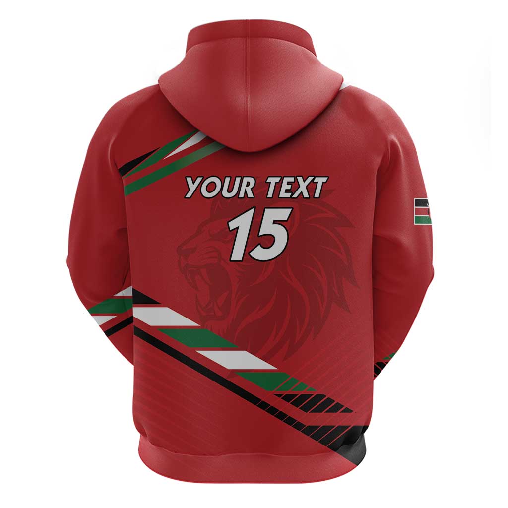 Custom Kenya Volleyball Zip Hoodie We Are Champions