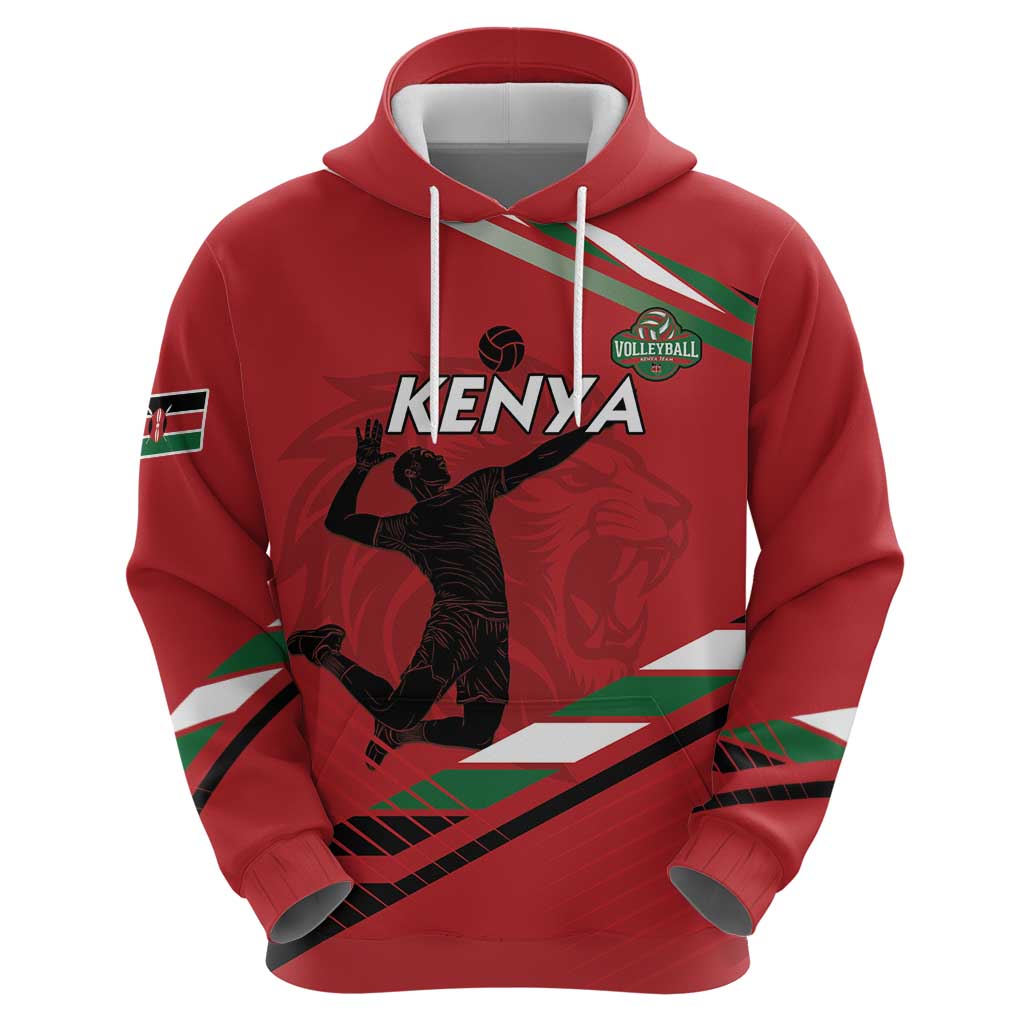 Custom Kenya Volleyball Zip Hoodie We Are Champions