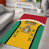 Custom Guyana Cricket Area Rug Come On Amazon Warriors
