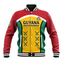 Custom Guyana Cricket Baseball Jacket Come On Amazon Warriors