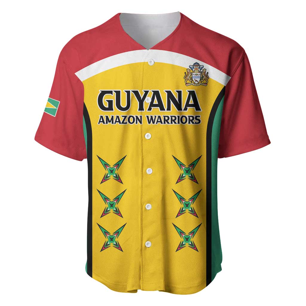 Custom Guyana Cricket Baseball Jersey Come On Amazon Warriors