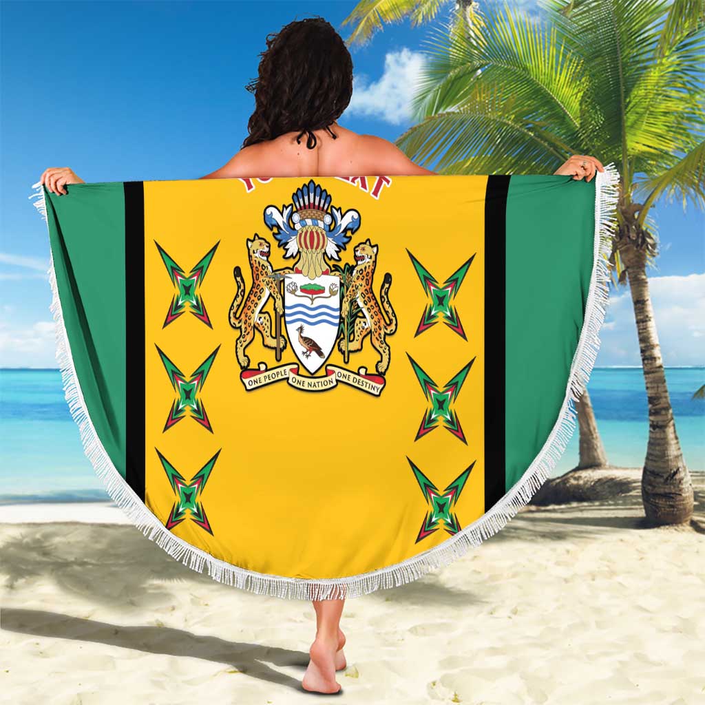 Custom Guyana Cricket Beach Blanket Come On Amazon Warriors