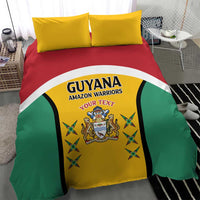 Custom Guyana Cricket Bedding Set Come On Amazon Warriors