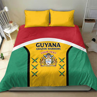 Custom Guyana Cricket Bedding Set Come On Amazon Warriors