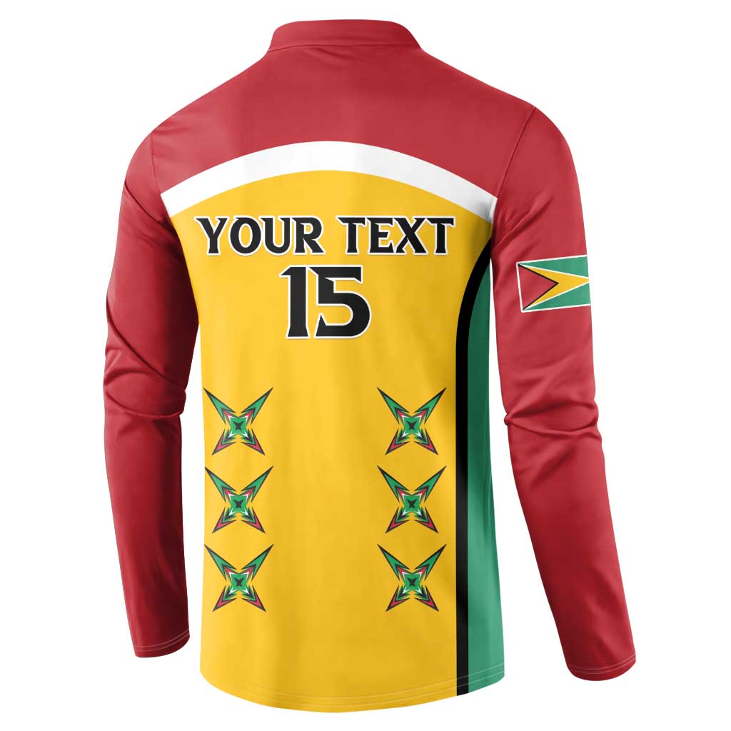 Custom Guyana Cricket Button Sweatshirt Come On Amazon Warriors