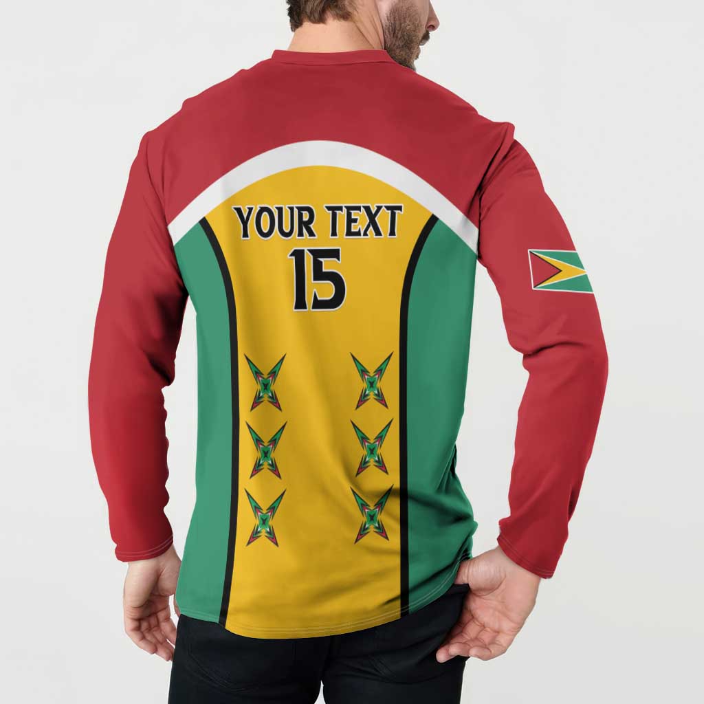 Custom Guyana Cricket Button Sweatshirt Come On Amazon Warriors