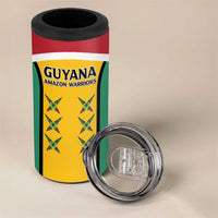 Custom Guyana Cricket 4 in 1 Can Cooler Tumbler Come On Amazon Warriors