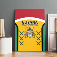 Custom Guyana Cricket Canvas Wall Art Come On Amazon Warriors