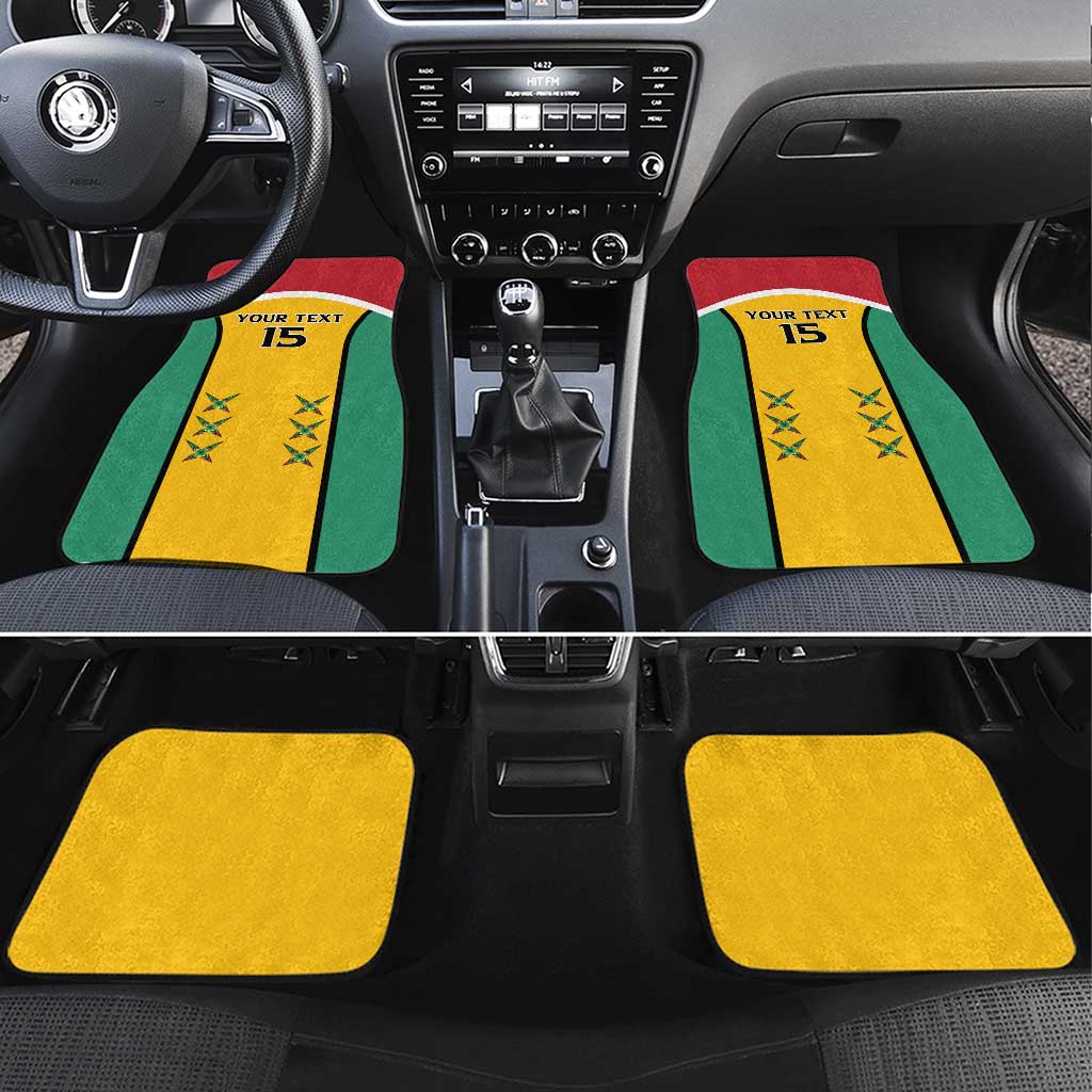 Custom Guyana Cricket Car Mats Come On Amazon Warriors