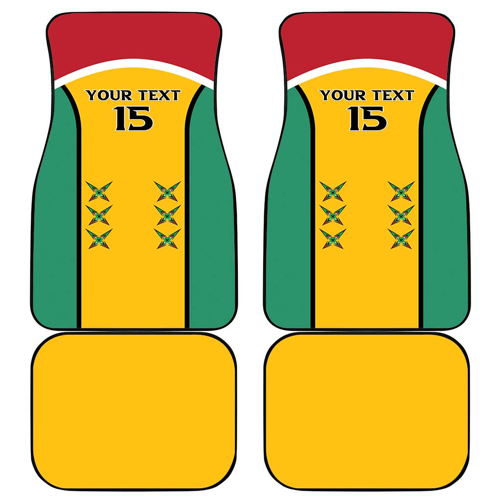 Custom Guyana Cricket Car Mats Come On Amazon Warriors