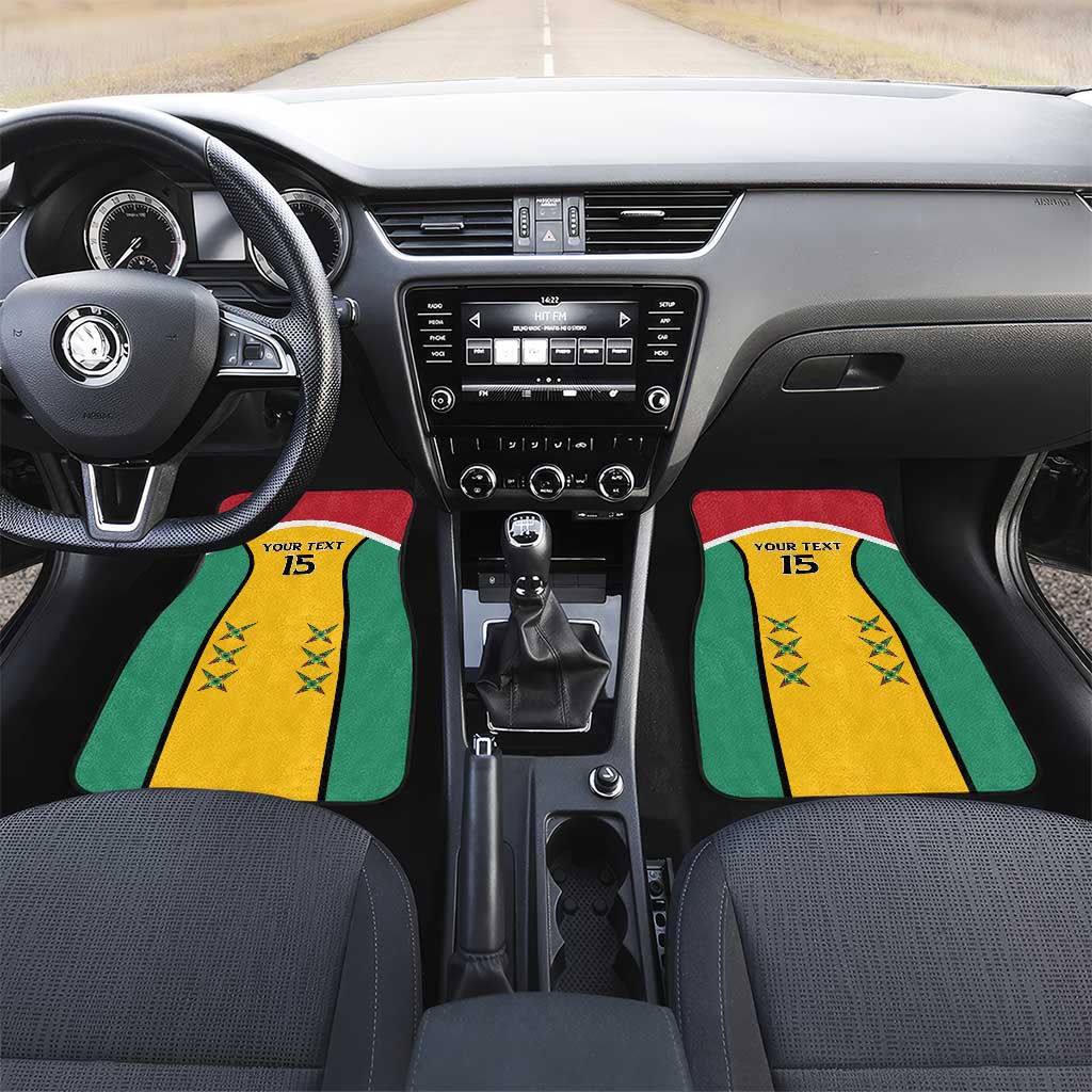 Custom Guyana Cricket Car Mats Come On Amazon Warriors