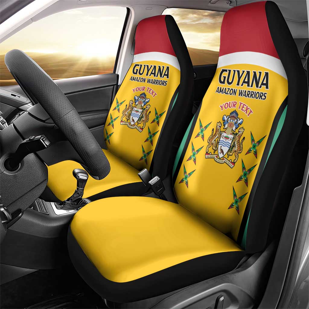 Custom Guyana Cricket Car Seat Cover Come On Amazon Warriors
