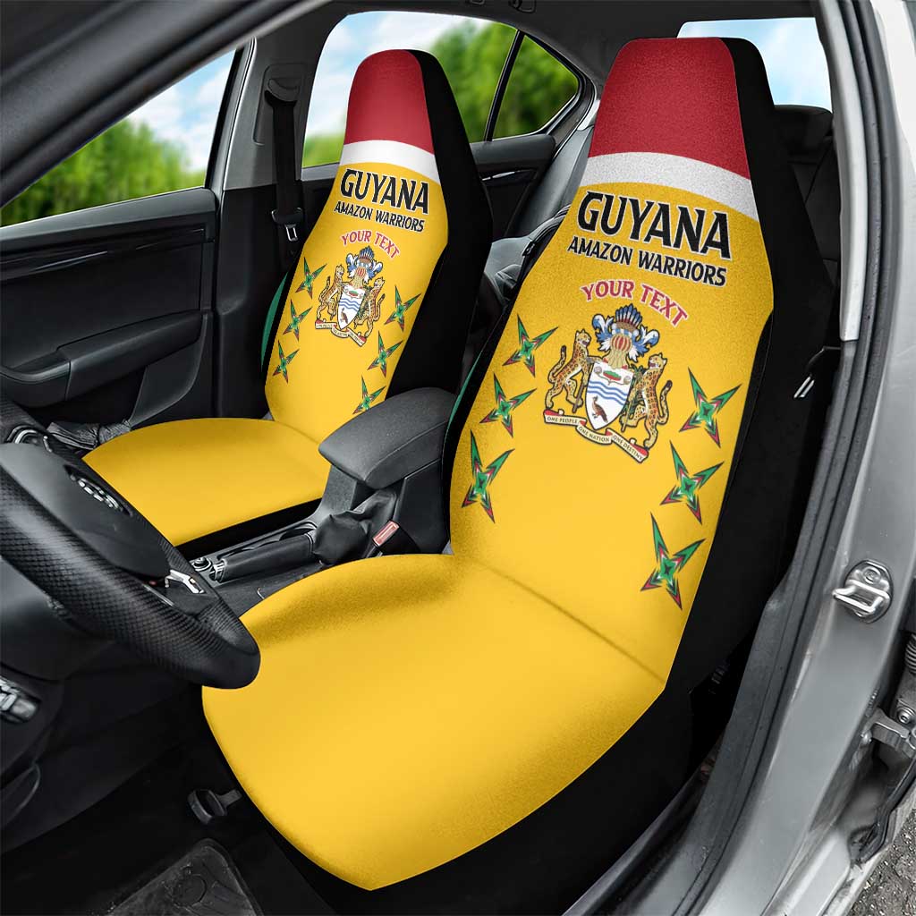Custom Guyana Cricket Car Seat Cover Come On Amazon Warriors