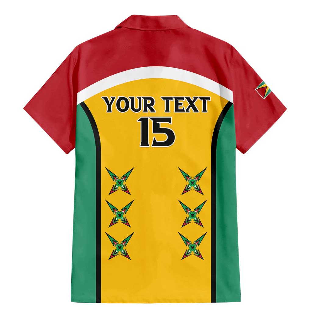 Custom Guyana Cricket Family Matching Mermaid Dress and Hawaiian Shirt Come On Amazon Warriors