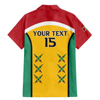 Custom Guyana Cricket Family Matching Mermaid Dress and Hawaiian Shirt Come On Amazon Warriors