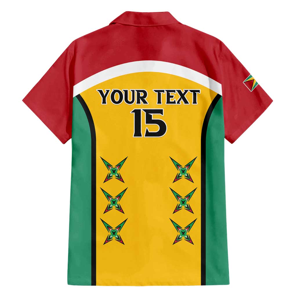 Custom Guyana Cricket Family Matching Puletasi and Hawaiian Shirt Come On Amazon Warriors