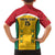 Custom Guyana Cricket Family Matching Short Sleeve Bodycon Dress and Hawaiian Shirt Come On Amazon Warriors
