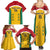 Custom Guyana Cricket Family Matching Summer Maxi Dress and Hawaiian Shirt Come On Amazon Warriors