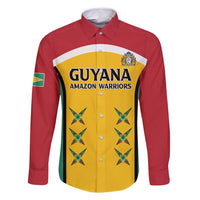 Custom Guyana Cricket Family Matching Tank Maxi Dress and Hawaiian Shirt Come On Amazon Warriors