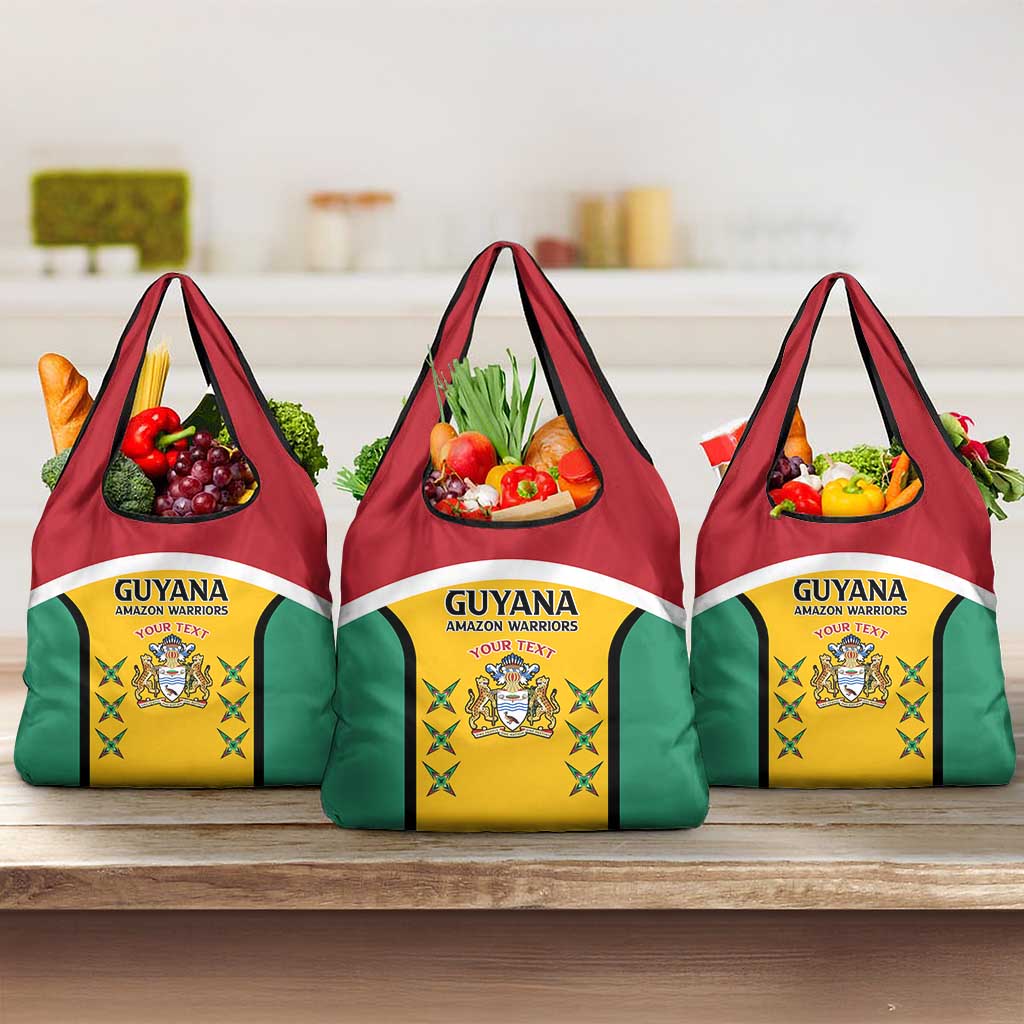 Custom Guyana Cricket Grocery Bag Come On Amazon Warriors