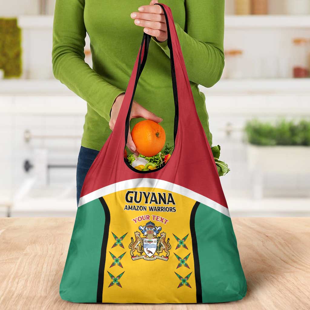 Custom Guyana Cricket Grocery Bag Come On Amazon Warriors