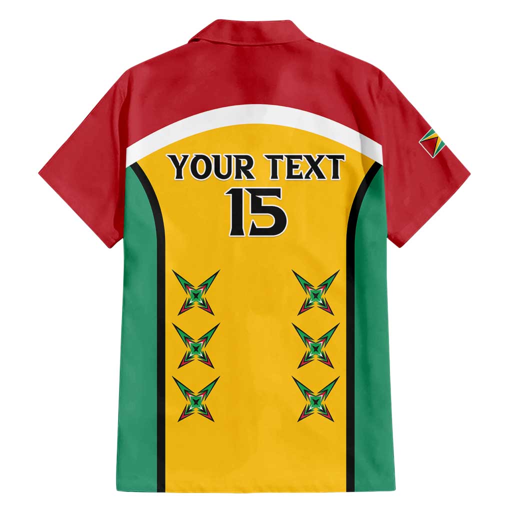 Custom Guyana Cricket Hawaiian Shirt Come On Amazon Warriors