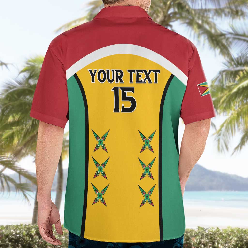 Custom Guyana Cricket Hawaiian Shirt Come On Amazon Warriors