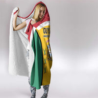 Custom Guyana Cricket Hooded Blanket Come On Amazon Warriors