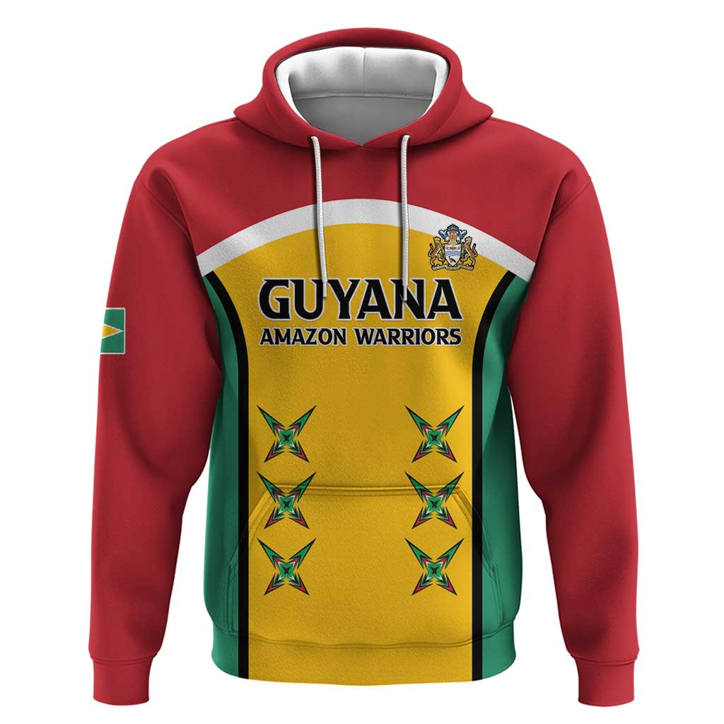 Custom Guyana Cricket Hoodie Come On Amazon Warriors