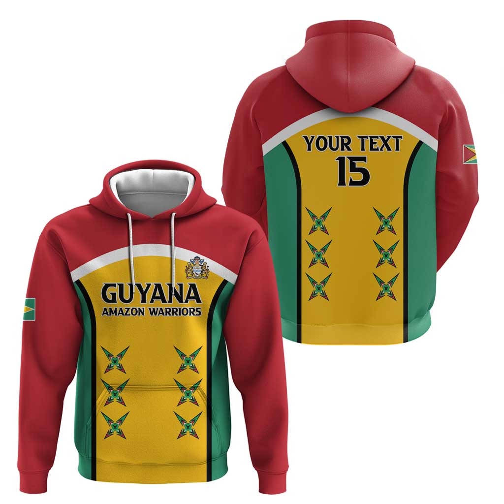 Custom Guyana Cricket Hoodie Come On Amazon Warriors