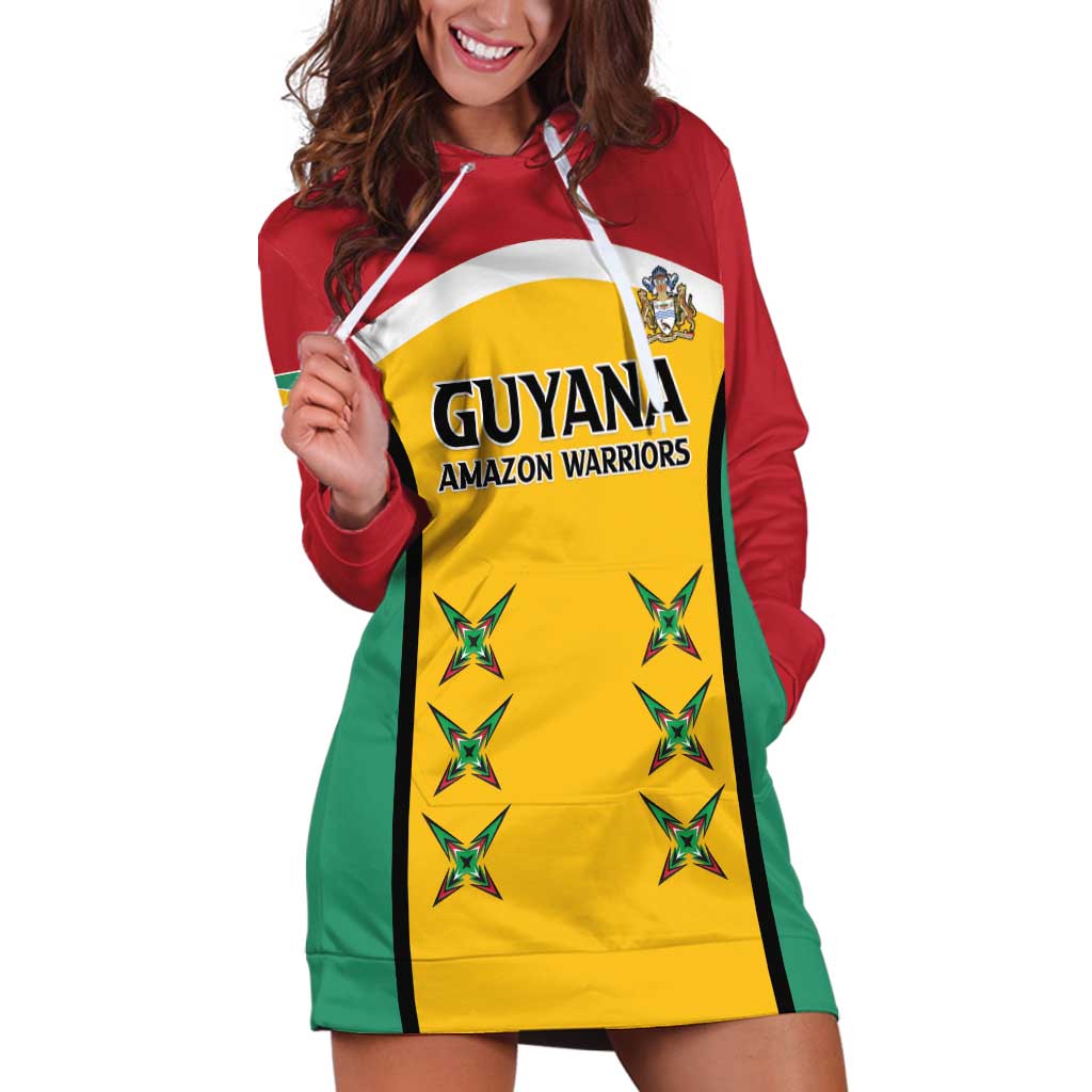 Custom Guyana Cricket Hoodie Dress Come On Amazon Warriors