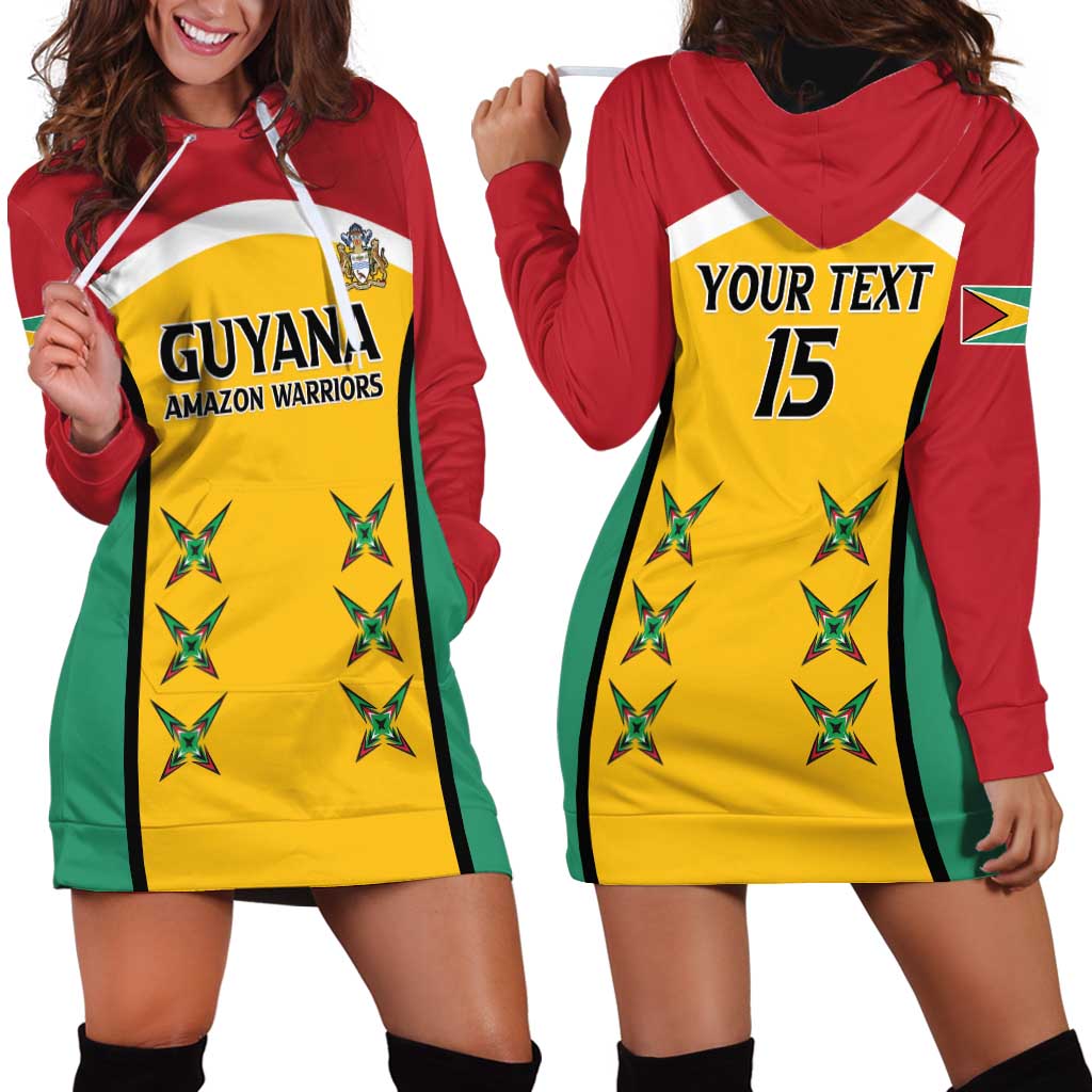 Custom Guyana Cricket Hoodie Dress Come On Amazon Warriors