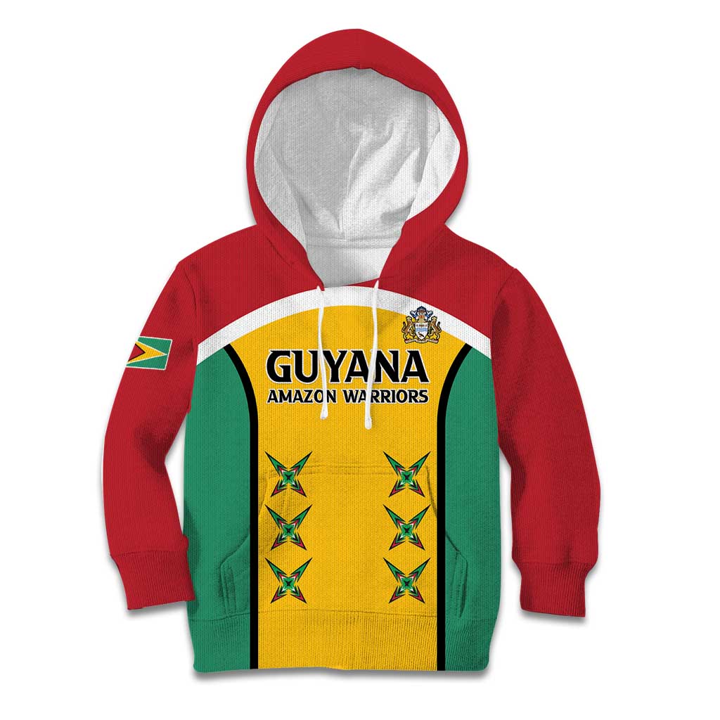 Custom Guyana Cricket Kid Hoodie Come On Amazon Warriors