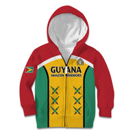 Custom Guyana Cricket Kid Hoodie Come On Amazon Warriors