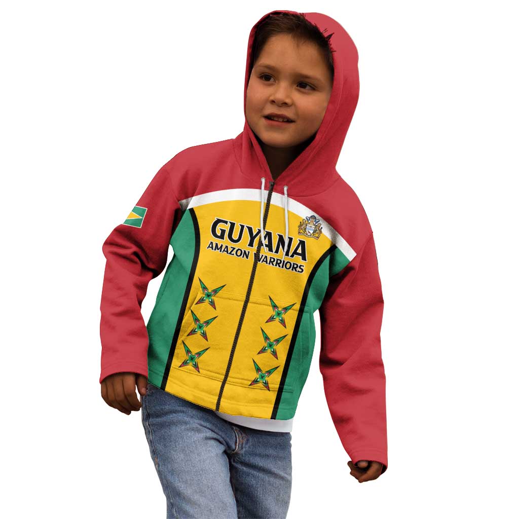 Custom Guyana Cricket Kid Hoodie Come On Amazon Warriors