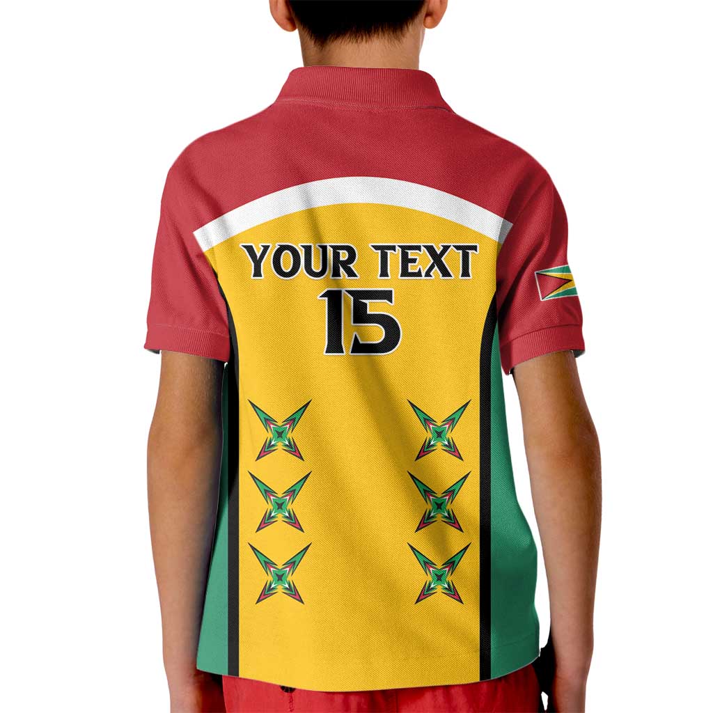 Custom Guyana Cricket Kid Polo Shirt Come On Amazon Warriors