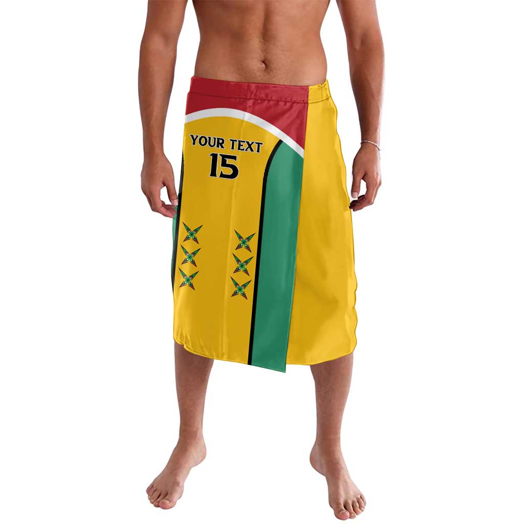 Custom Guyana Cricket Lavalava Come On Amazon Warriors