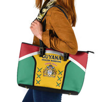 Custom Guyana Cricket Leather Tote Bag Come On Amazon Warriors