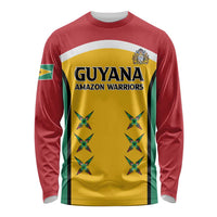 Custom Guyana Cricket Long Sleeve Shirt Come On Amazon Warriors