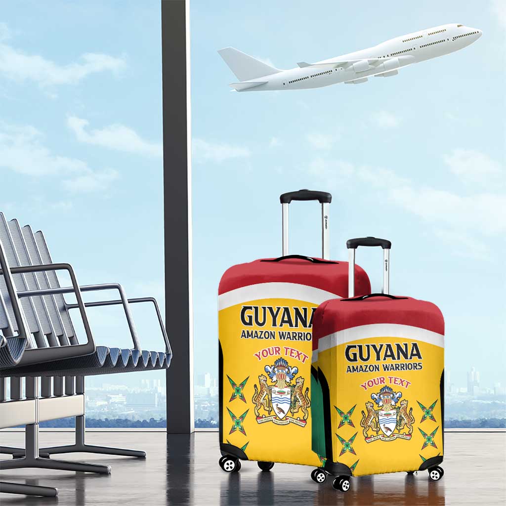 Custom Guyana Cricket Luggage Cover Come On Amazon Warriors