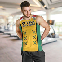 Custom Guyana Cricket Men Tank Top Come On Amazon Warriors